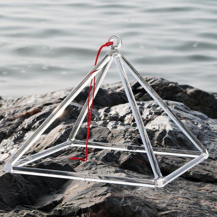 Transparent Quartz Pyramid